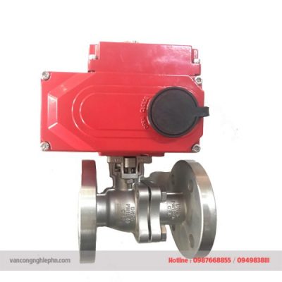 Van bi 3 ngả nối ren điện điều khiển