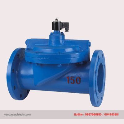 Van điện từ gang nối bích dùng cho hơi (D50 - D200)