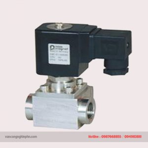 Van điện từ nối ren inox dùng cho hơi, axit (D8-D50)